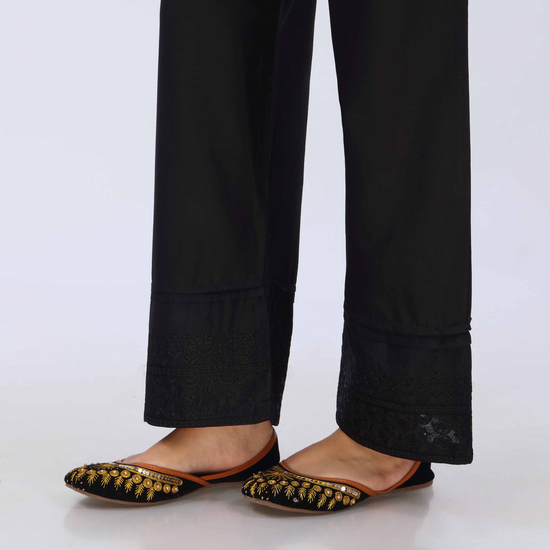 Black Cotton Cambric Trouser PL5068