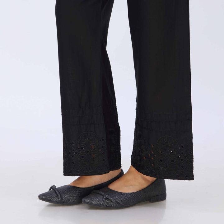 Black Cotton Cambric Trouser PL5074