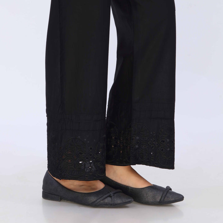 Black Cotton Cambric Trouser PL5074