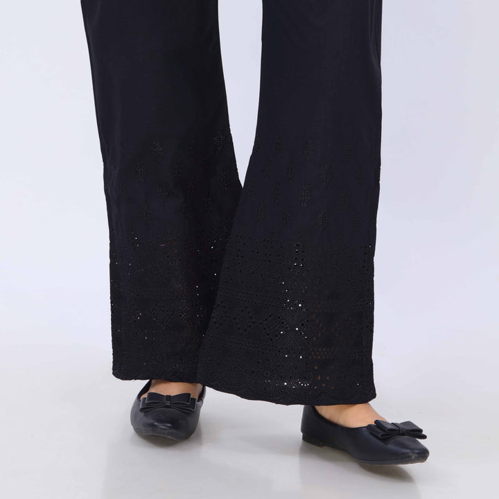 Black Cotton Cambric Trouser PL5083