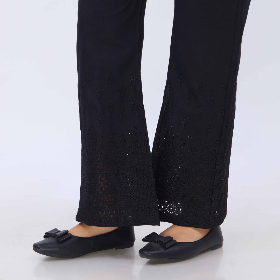 Black Cotton Cambric Trouser PL5083