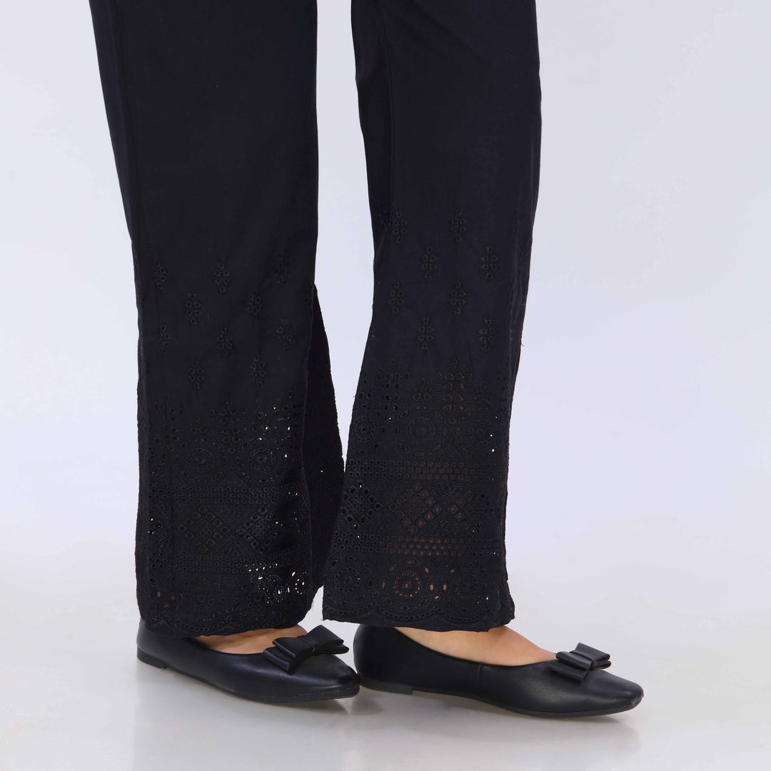 Black Cotton Cambric Trouser PL5083