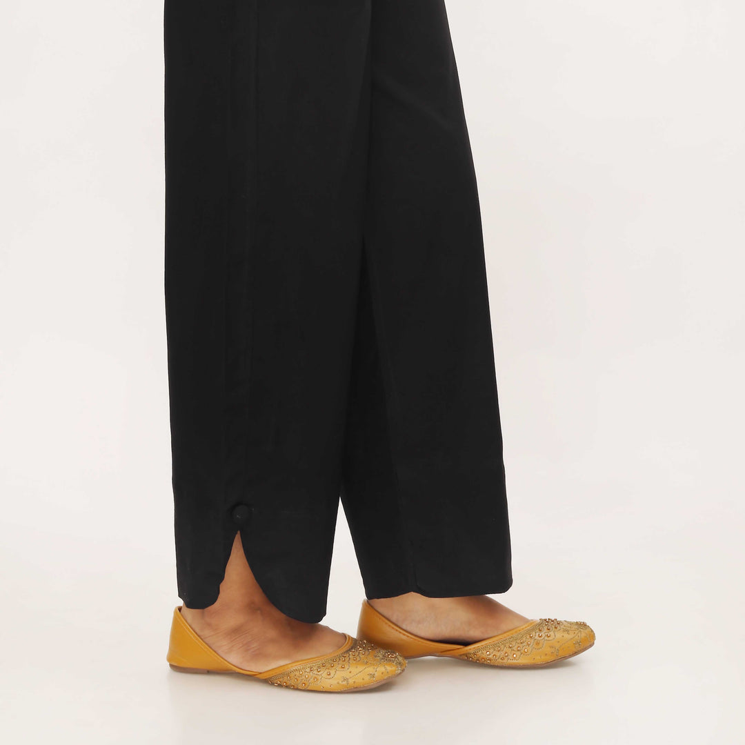 Black Cotton Cambric Trouser PL5107