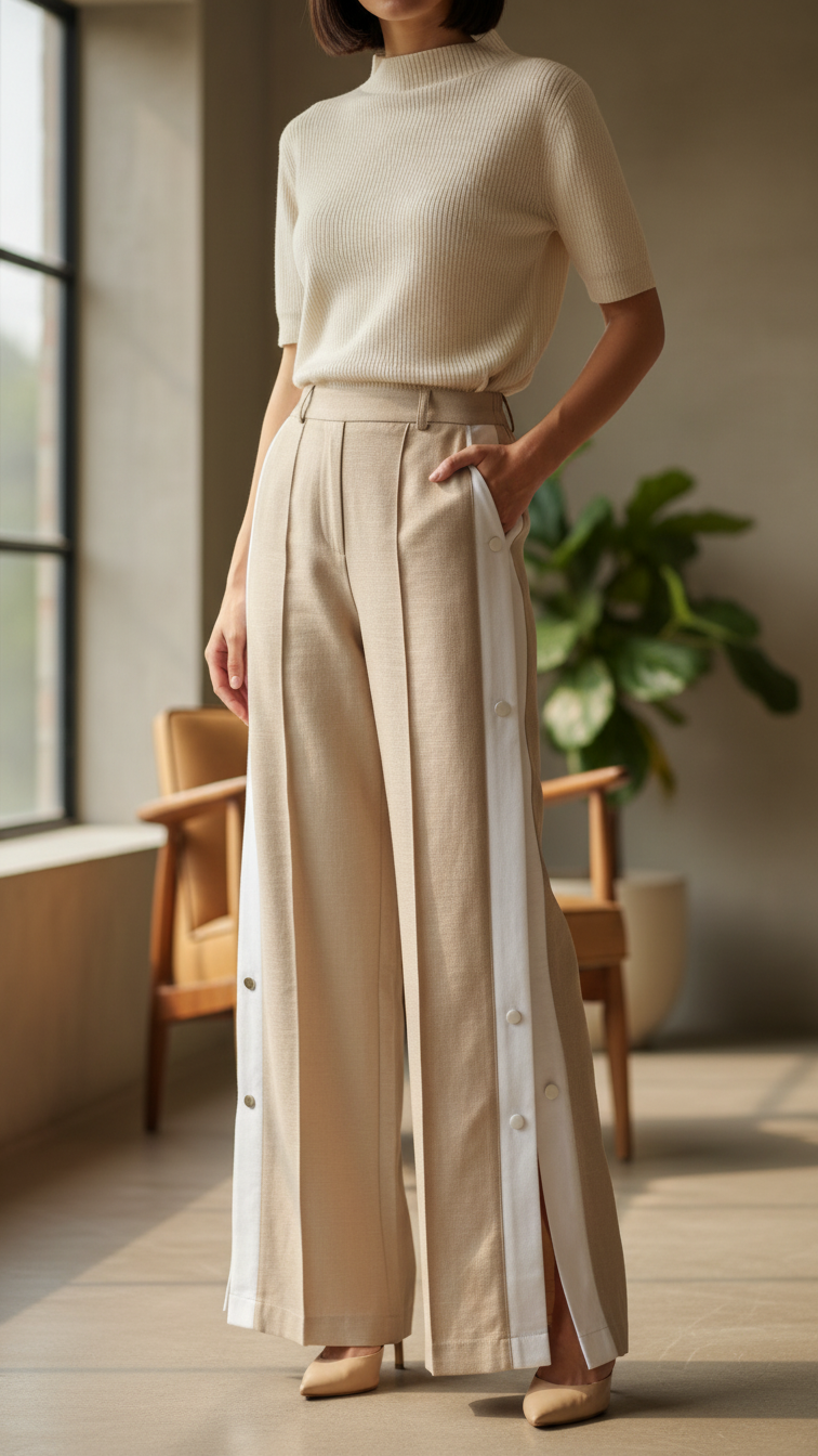 Beige Dyed Khaddar Trouser PL5140