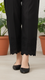 Black Cotton Cambric Embroidered Trouser