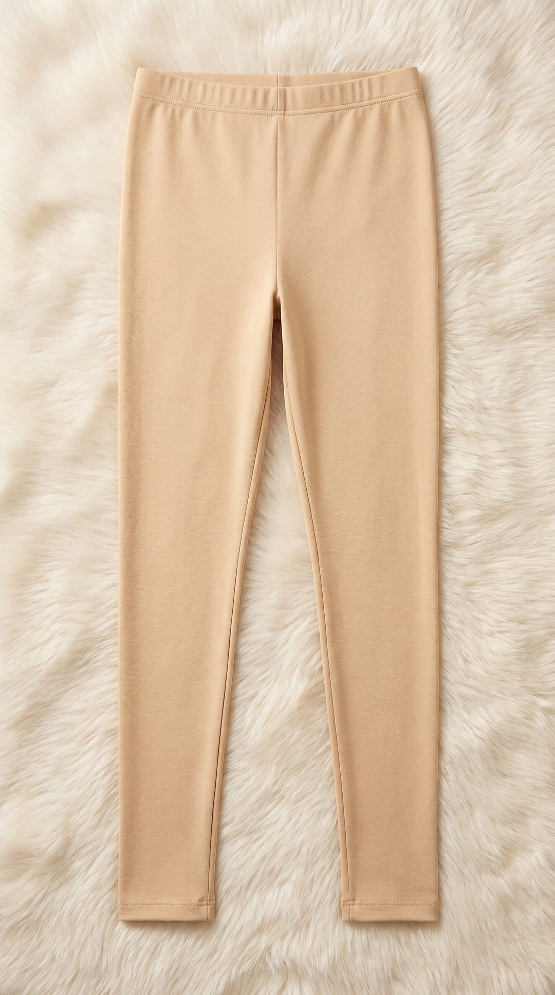Beige Plain Tights PN2060