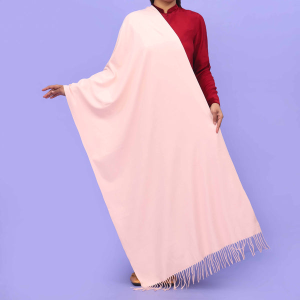 Pink Acrylic Winter Stole PN4223