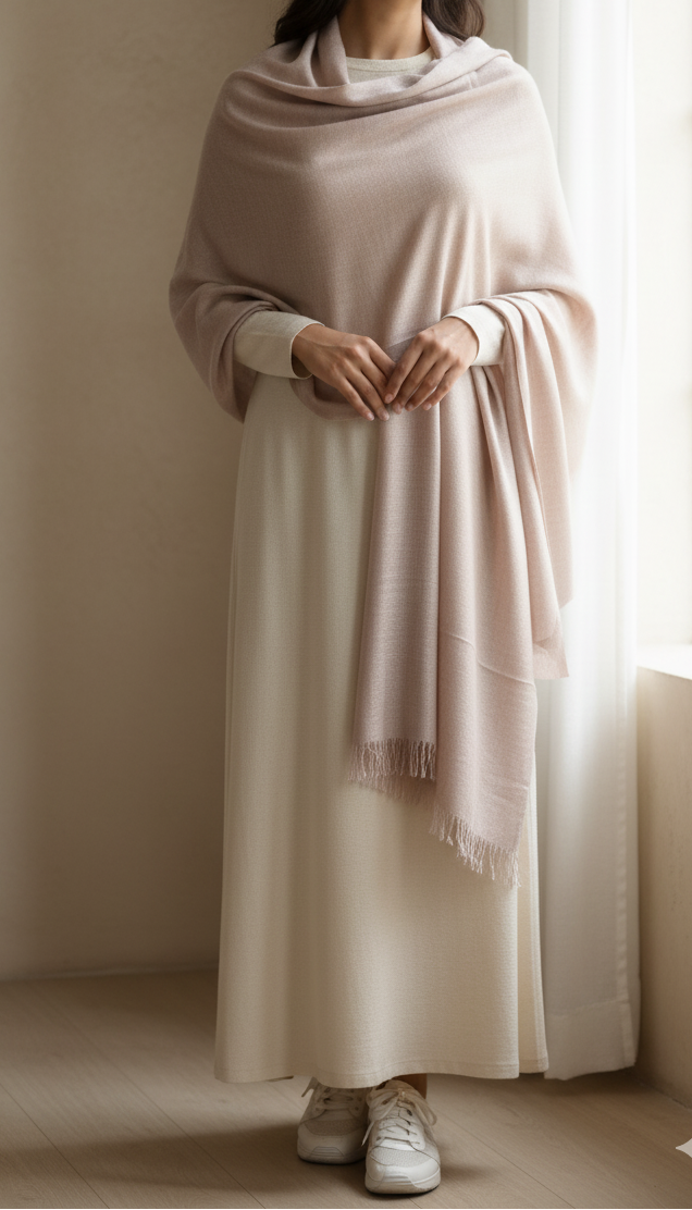 Beige Winter Stole PN5006