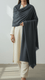 شال رمادي شتوي PN5023