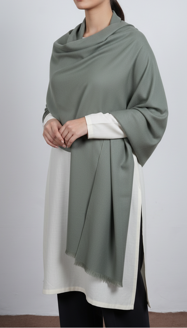 Green Winter Stole PN5025