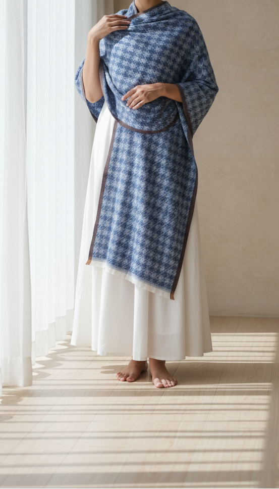 Navy Winter Stole PN5028