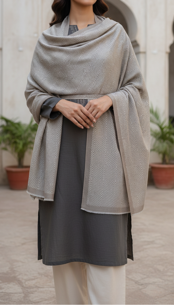 Green Winter Stole PN5058