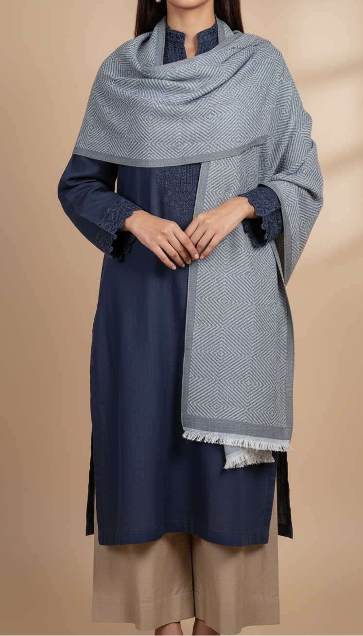 وشاح الشتاء الرمادي PN5059