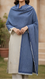 Blue Winter Stole PN5060
