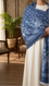 Blue Winter Stole PN5083