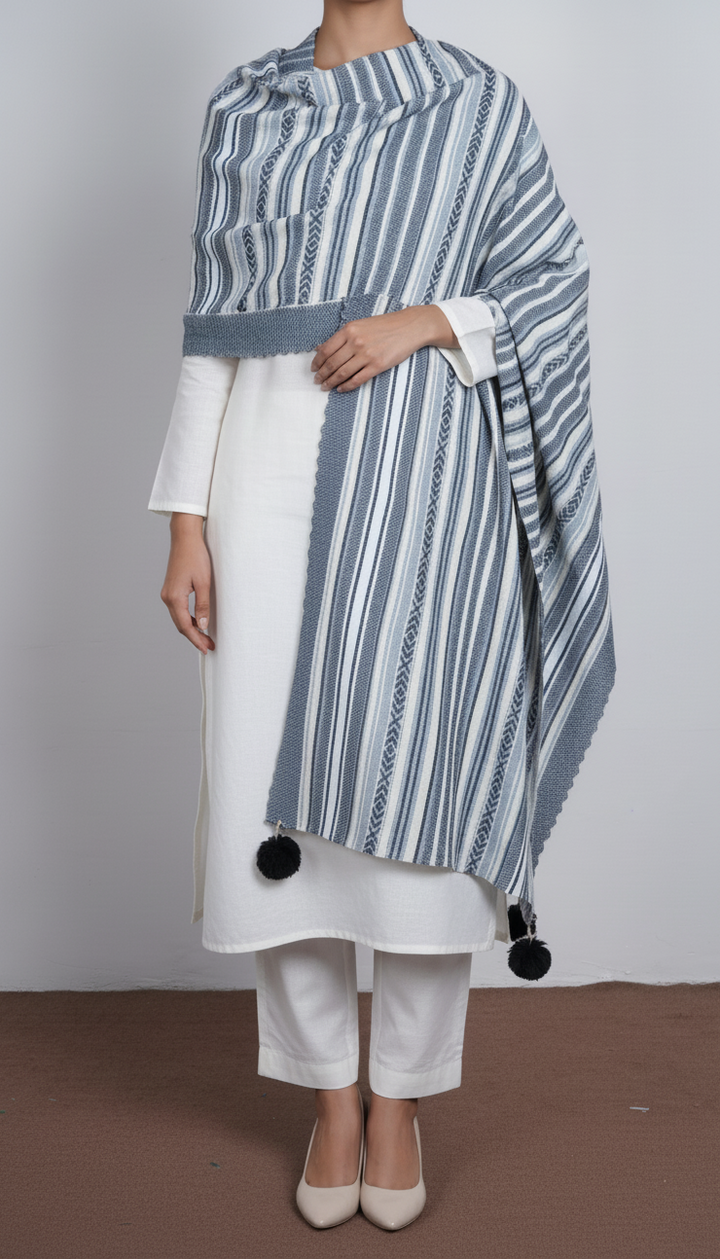 Black Winter Stole PN5119