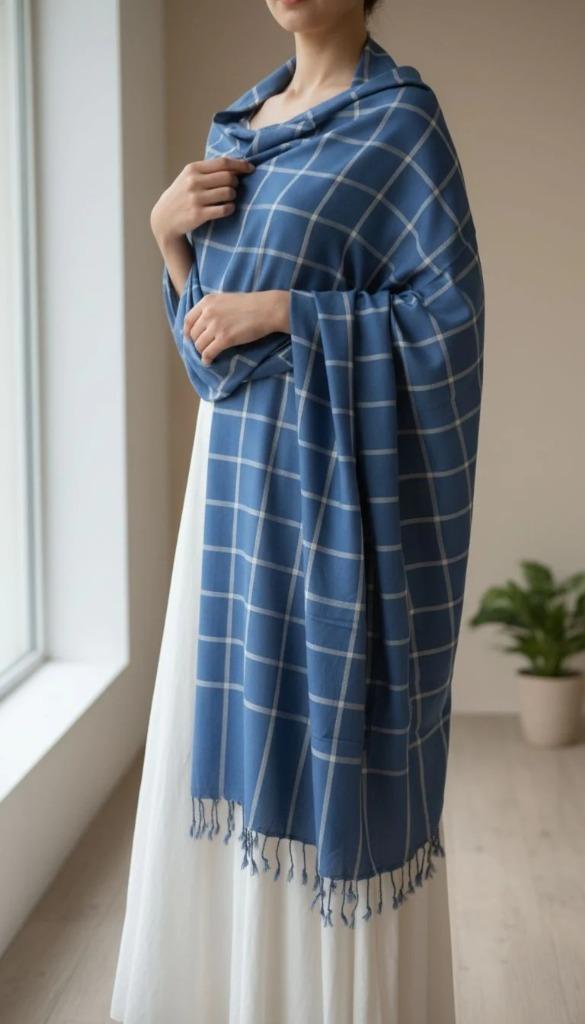 وشاح رمادي شتوي PN5128