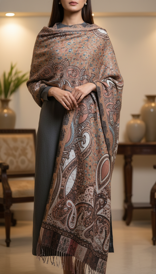 Mustard Winter Stole PN5162