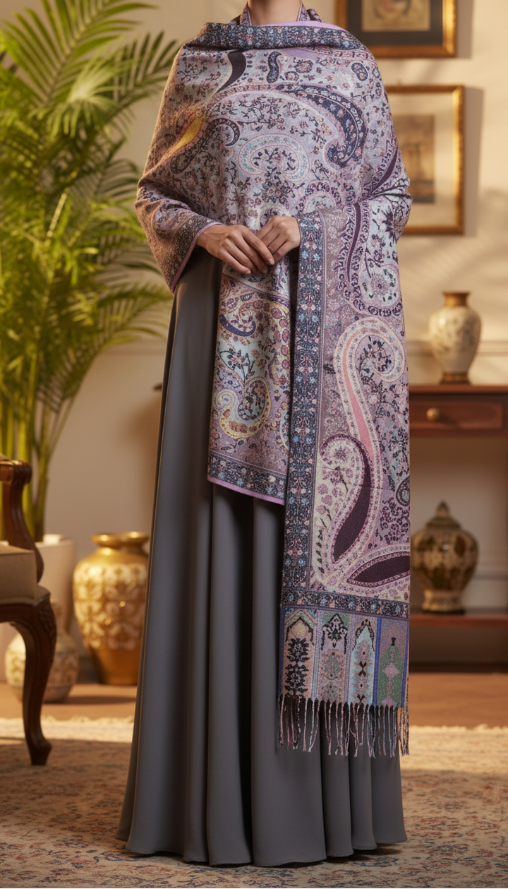 Pink Winter Stole PN5179