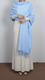Sky Blue Winter Stole PN5212