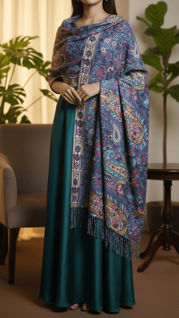 Grey Winter Stole PN5222