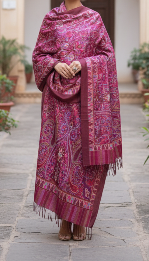 Red Winter Stole PN5227