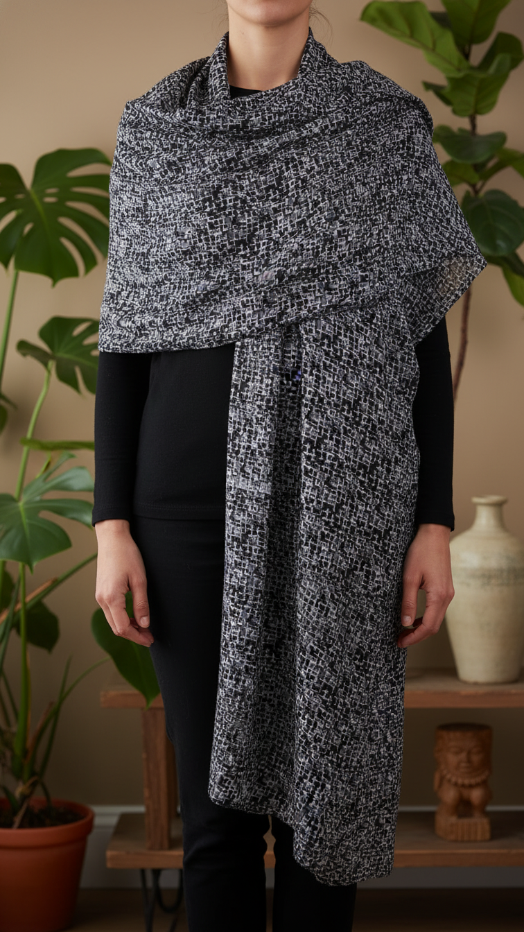 Black Winter Stole PN5245