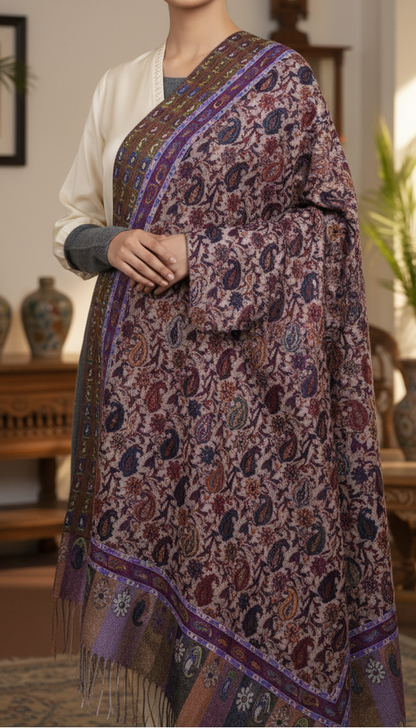 Coffee Winter Stole PN5286