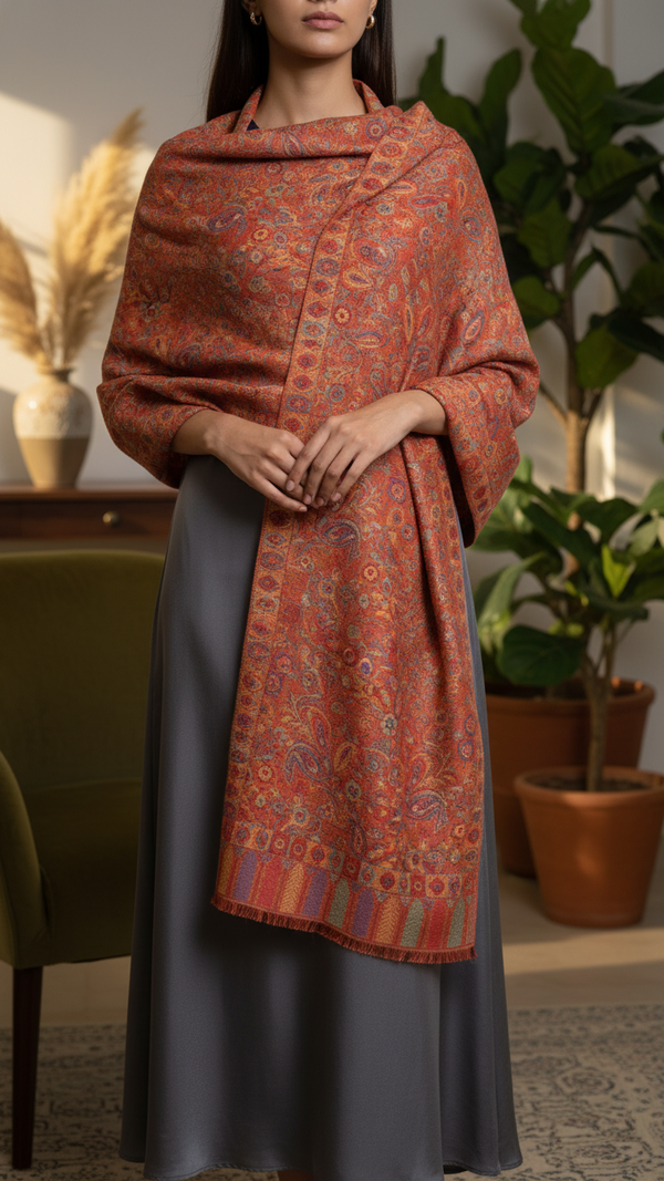 Rust Winter Stole PN5301