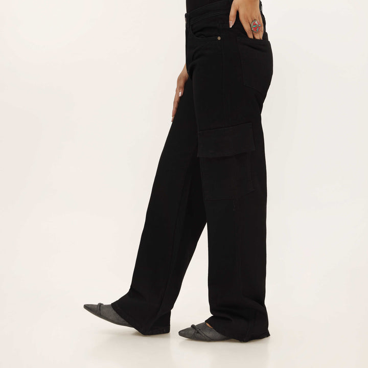 Black Denim Pant PP5014