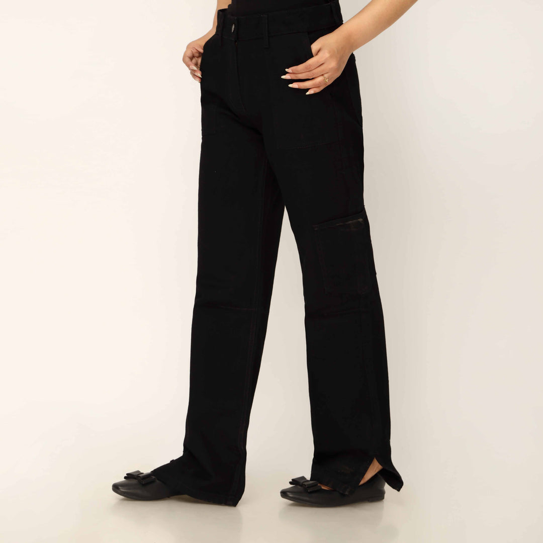 Black Denim Pant PP5031