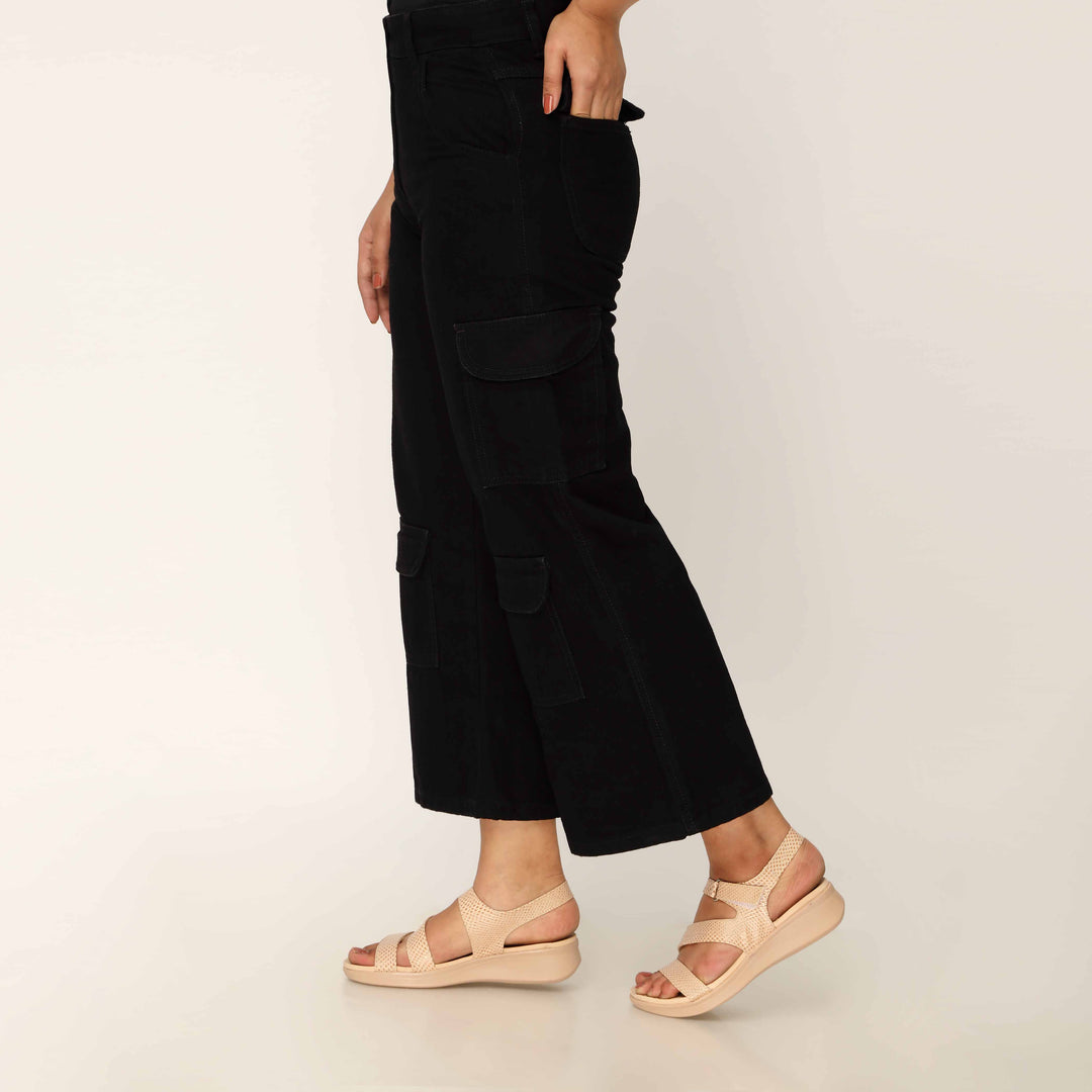 Black Denim Pant PP5035