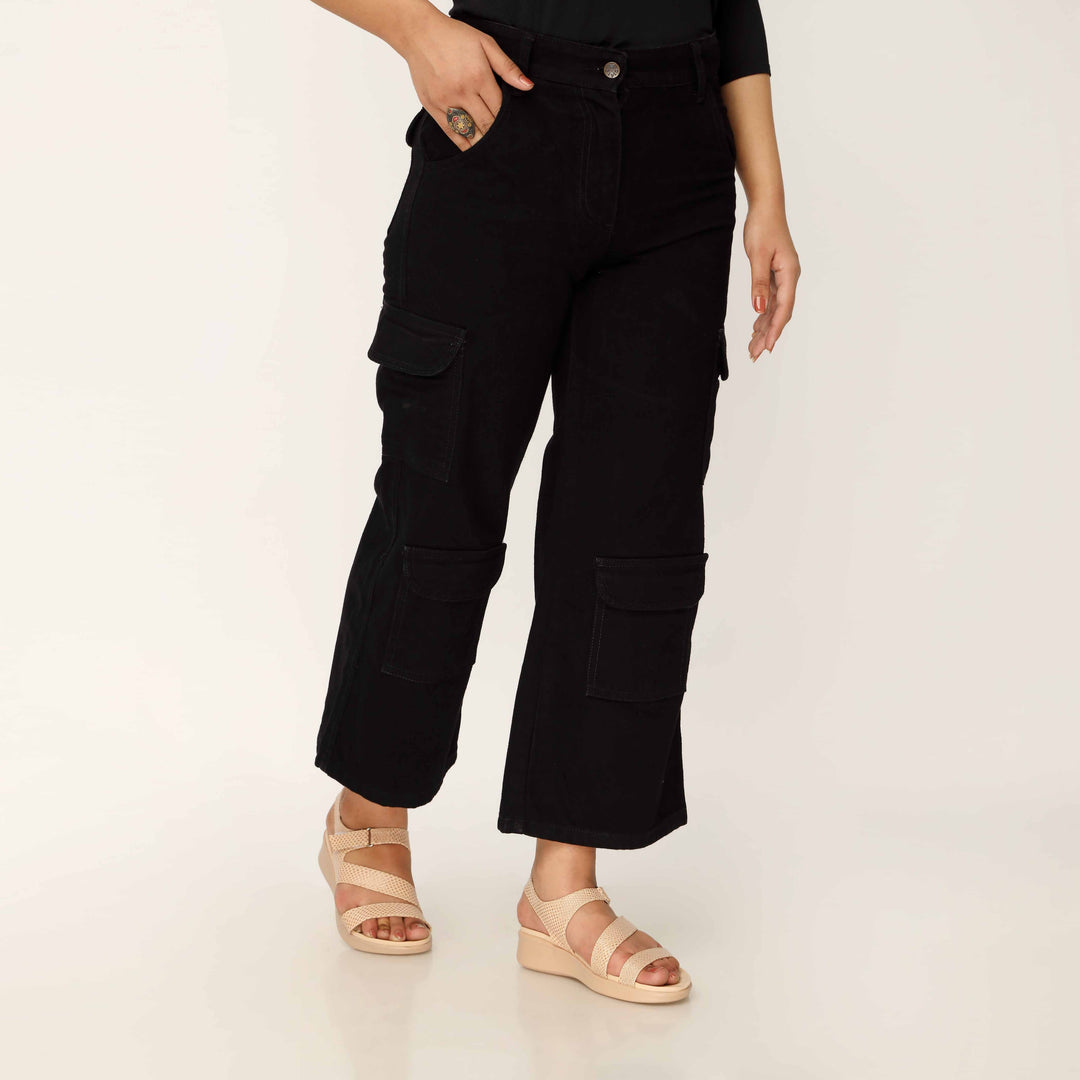Black Denim Pant PP5035