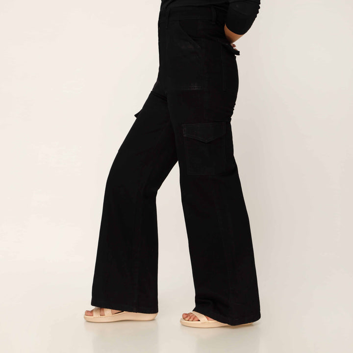 Black Denim Pant PP5043