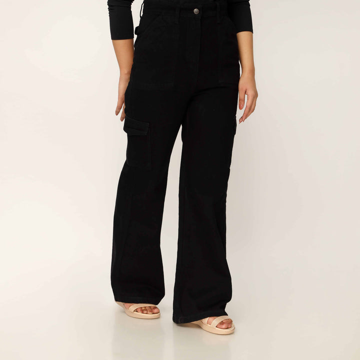 Black Denim Pant PP5043