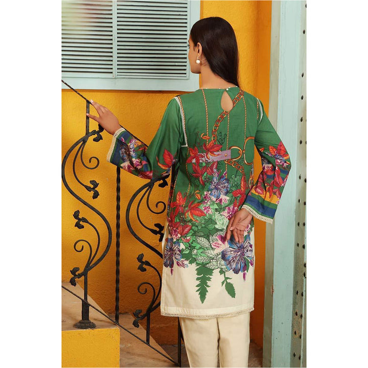 Digital Printed Stitched Lawn Shirt PS1076