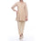 Beige Color Self Jacquard Embellished Shirt PS2115