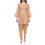 Beige Color Embellished Jacquard Shirt PS2259