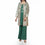 3PC-Embellished Jamawar Shirt with Raw silk Camisole & Trouser PS2301