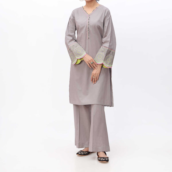 2PC- Embroidered Cambric Shirt & Trouser PS3245