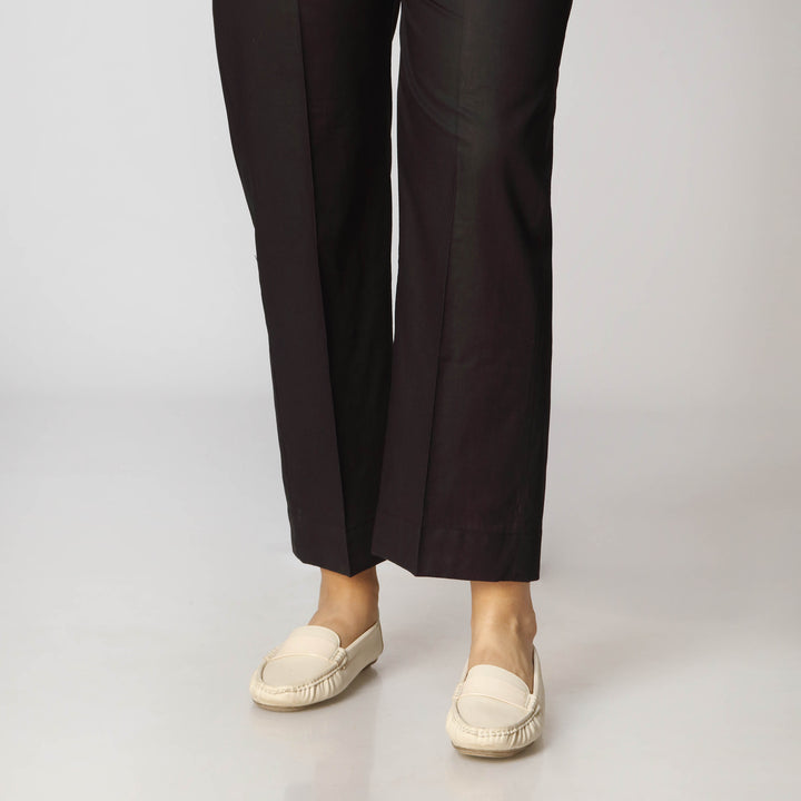 Black Cambric Straight Fit Trouser PS3510