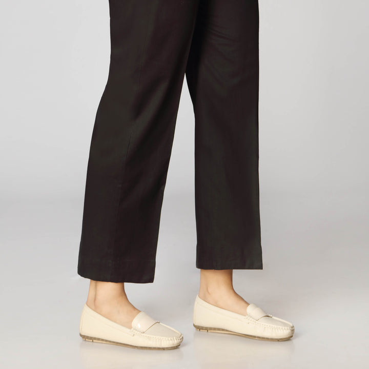 Black Cambric Straight Fit Trouser PS3510