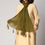 Olive Crush Chiffon stole  PS3756