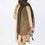 Black Zari Checkered Stole PS3762