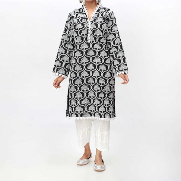 1PC- Puff Printed Lawn Shirt PS4012