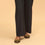Black Straight Fit Plain Trouser PS4597