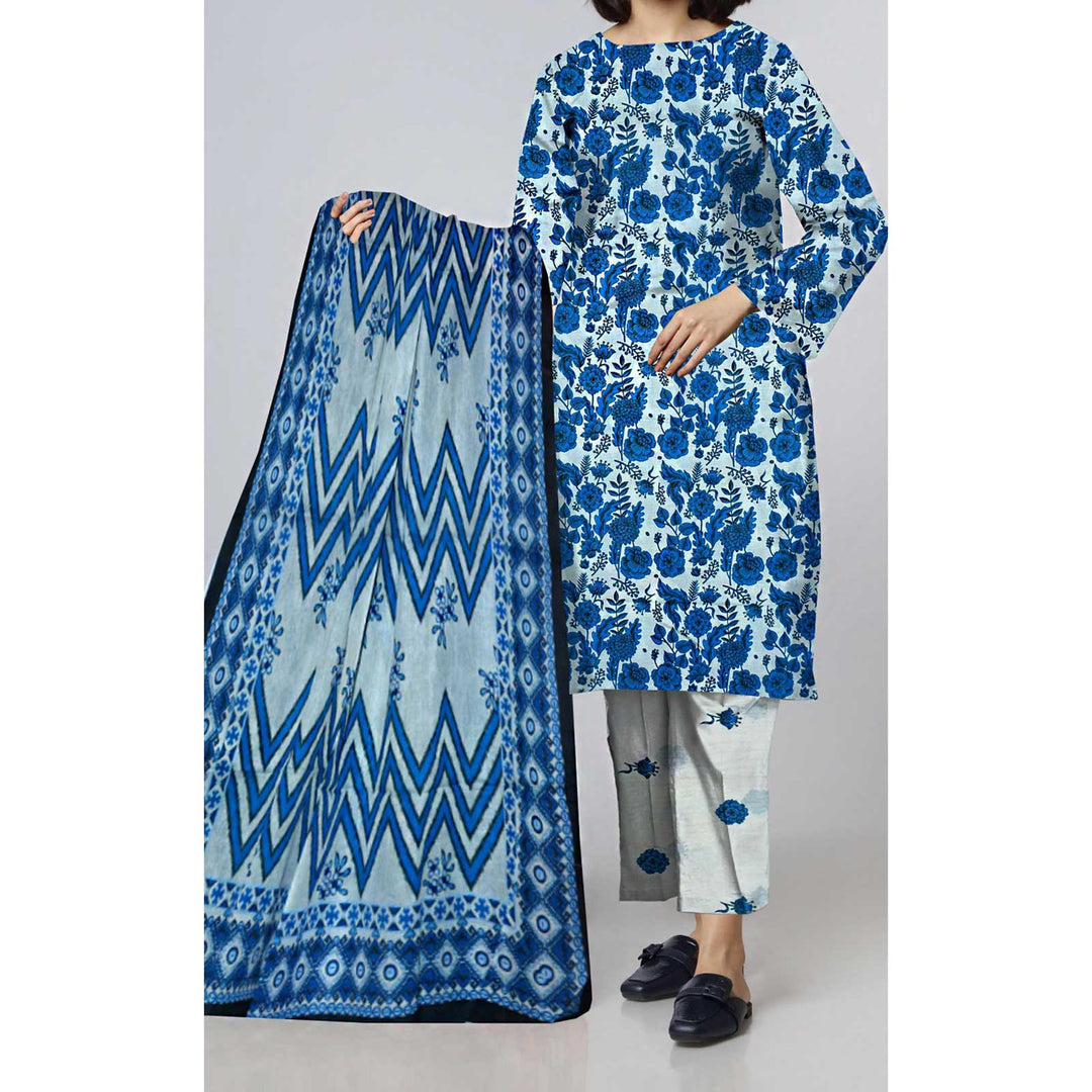 3PC-Digital Printed Lawn Suit PS4671