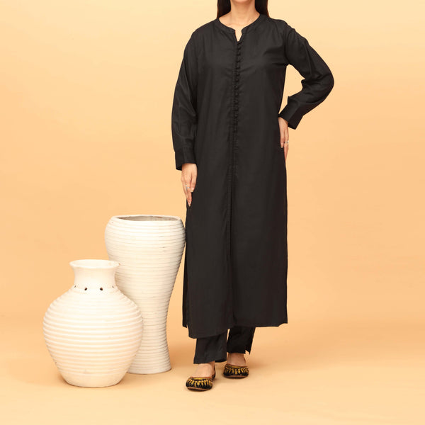 2PC Embellished Cambric Suit PS4928