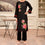 طقم شيكانكاري مطرز قطعتين - PS4950
