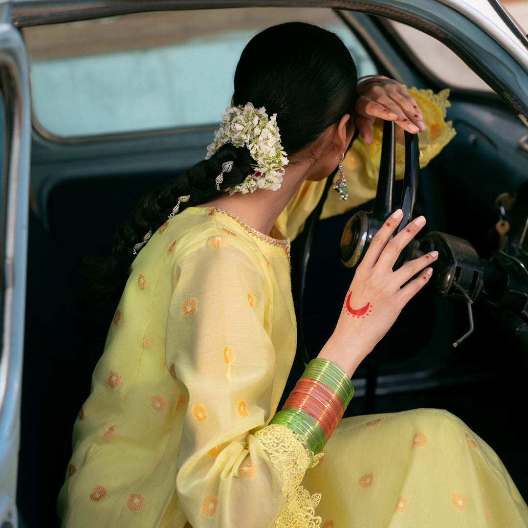 2PC- Jaquard Lawn Suit PS5029